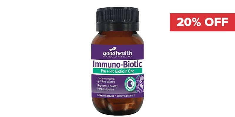 20% Off Good Health Immuno-Biotic Cover Image